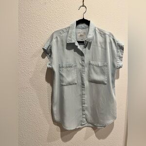 Rails Light Blue Casual Button Down Shirt